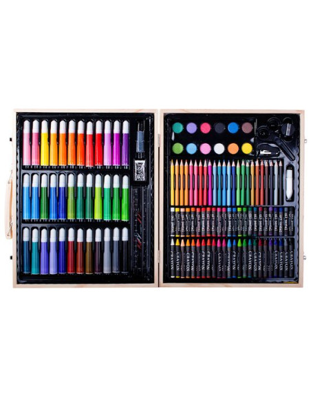 Set pictura si desen pentru copii, Verk Group, trusa plastic, 150 piese