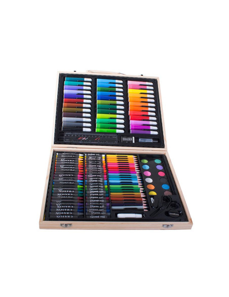 Set pictura si desen pentru copii, Verk Group, trusa plastic, 150 piese
