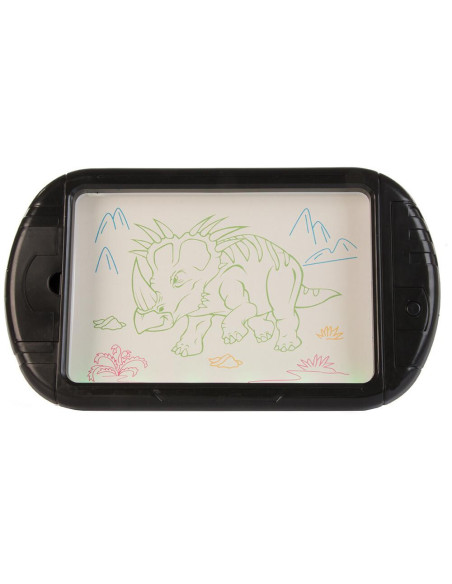 Tableta grafica/desenat pentru copii, Verk Group, 3 markere, LED, 3xAA, 35x20 cm