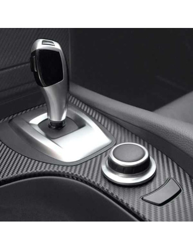Folie Colantare pentru Auto sau Moto, Model Fibra Cardon 3D, Impermeabila, Rezistenta UV, Latime 1.27 m, Lungime 3 m, Negru