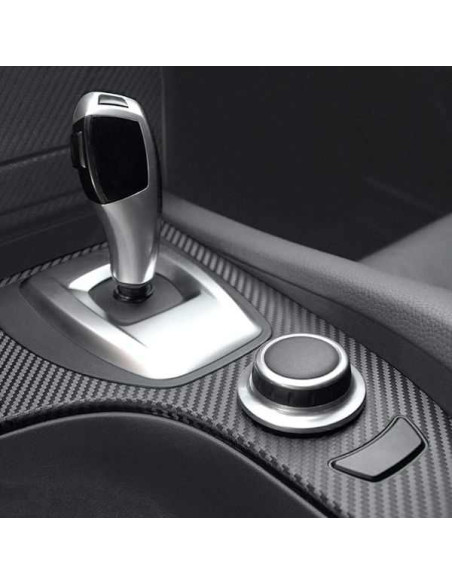 Folie Colantare pentru Auto sau Moto, Model Fibra Cardon 3D, Impermeabila, Rezistenta UV, Latime 1.27 m, Lungime 3 m, Negru