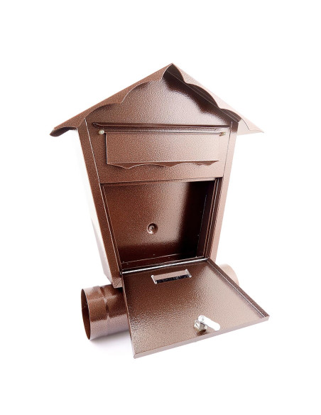 Cutie postala, Damech, cu loc pentru ziar, cupru, format B5, 37x10.5x46 cm