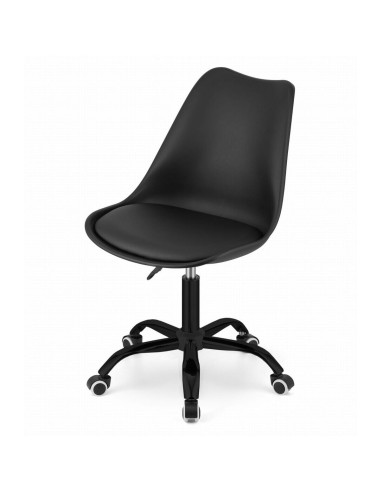 Scaun de birou, Artool, Andria, rotativ, PP, negru, 56.5x56.5x83.5-96 cm
