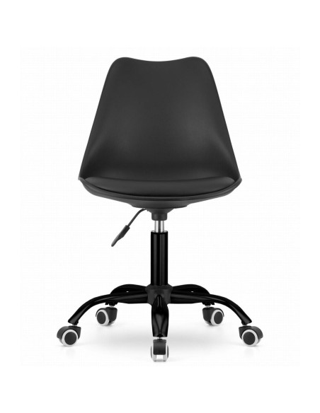 Scaun de birou, Artool, Andria, rotativ, PP, negru, 56.5x56.5x83.5-96 cm