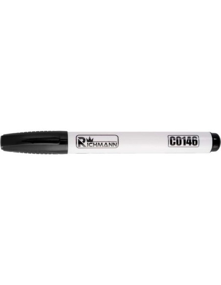 Marker permanent, 4 mm, alb, gros, Richmann