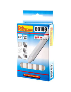 Creta tehnica, alb, set 12 buc, 12x120 mm, Richmann