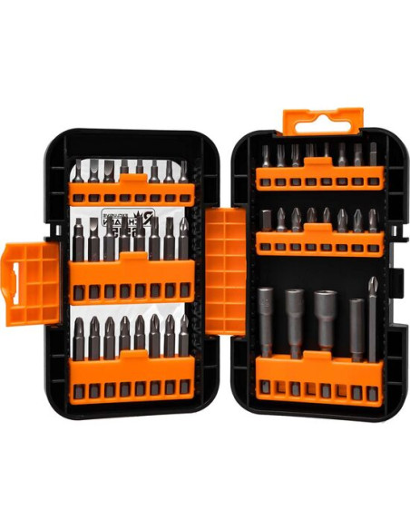 Set varfuri, biti, cu adaptor magnetic, 45 buc, 25 mm, Richmann Exclusive