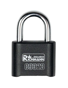 Lacat cu cifru, negru, 50 mm, Richmann Exclusive