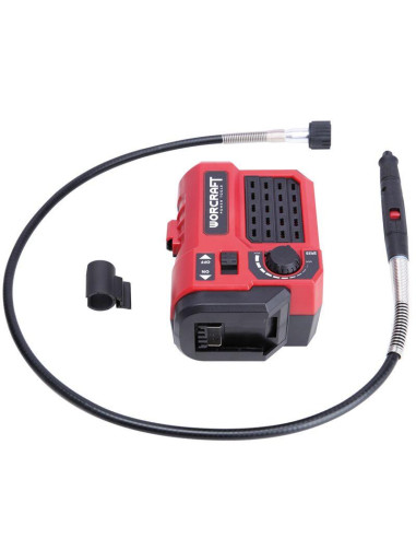 Mini polizor cu accesorii, 20V Li-ion (acumulator neinclus), Worcraft