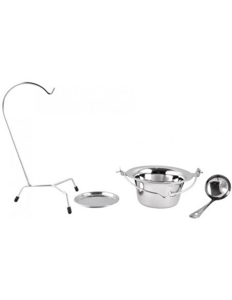 Set pentru servire ceaun, din inox, 0.8 L, 3 piese, Magic Home