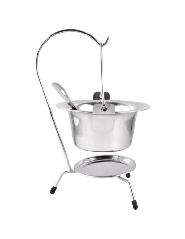Set pentru servire ceaun, din inox, 0.8 L, 3 piese, Magic Home