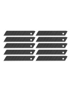 Lame rezerva cutter, otel carbon, set 10 buc, 18 mm, Strend Pro Premium