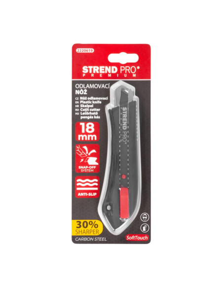 Cutter, blocare automata, 18 mm, Strend Pro Premium