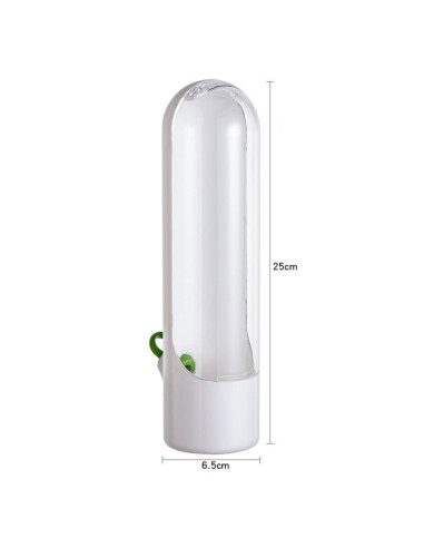 Recipient pentru depozitarea ierburilor proaspete, menta, legume pentru frigider si alte produse, 25x6.5cm, POJ08