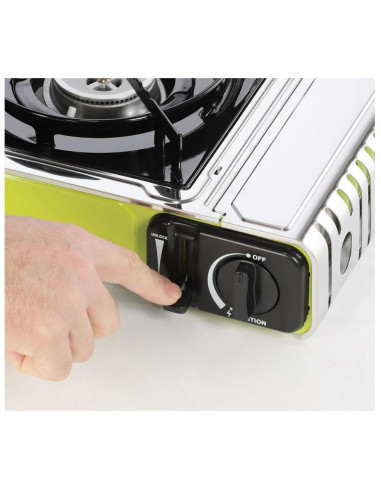 Aragaz smart camping, portabil, Meva, un arzator, aprindere piezo-electrica