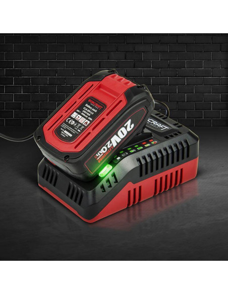 Incarcator acumulator, rapid, Worcraft, 20 V, 6 Ah