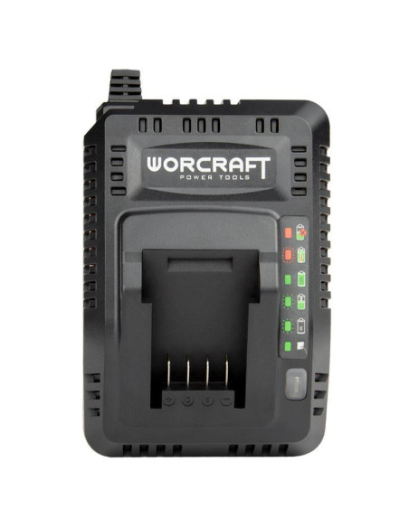 Incarcator acumulator, rapid, Worcraft, 20 V, 6 Ah