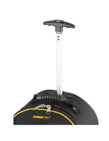 Geanta scule tip ghiozdan, cu maner telescopic, roti, textil, max 20 kg, 36x25x54 cm, Strend Pro