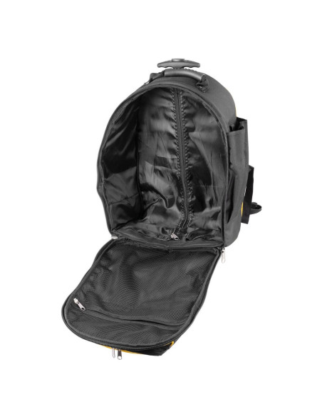 Geanta scule tip ghiozdan, cu maner telescopic, roti, textil, max 20 kg, 36x25x54 cm, Strend Pro