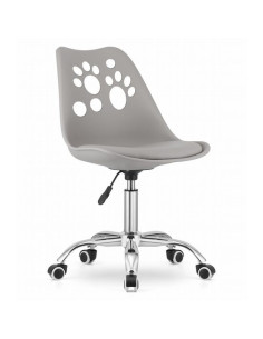 Scaun de birou, Artool, Print, rotativ, PP, gri, 50x57x81.5-93.5 cm