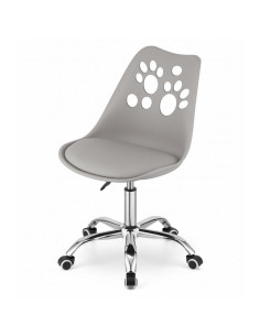 Scaun de birou, Artool, Print, rotativ, PP, gri, 50x57x81.5-93.5 cm 2