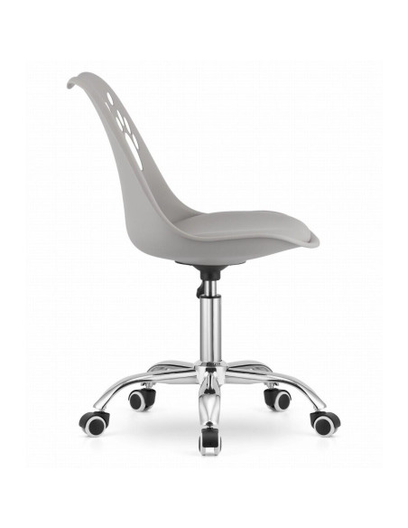 Scaun de birou, Artool, Print, rotativ, PP, gri, 50x57x81.5-93.5 cm