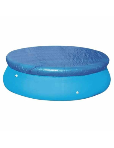 Prelata Universala Mercaton, pentru Acoperire Piscine Gonflabile Rotunde cu Diametru 244 cm, Material PVC, Impermeabila, Albastr