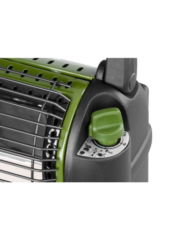 Incalzitor pe gaz pentru camping, aprindere piezo, portabil, 1/2 kW, 70-145.4 g/h, Strend Pro