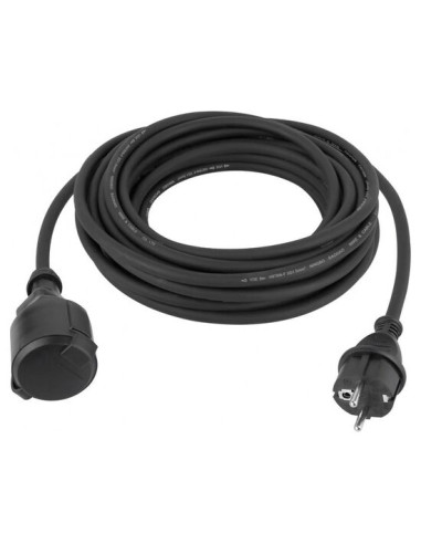 Cordon/prelungitor fisa si cupla pentru exterior, Strend Pro, 20 m