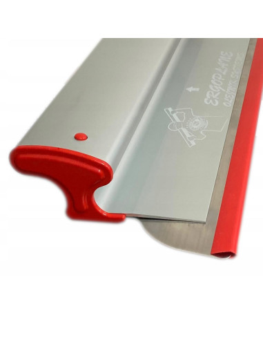 Set gletiera profesionala, aluminiu, lama inox, 125 cm x 0.3 mm, suport, maner prelungitor 1.2-2.2 m, Ergoplane