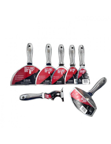 Spacluri inox profesionale, monobloc, set 5 buc, cu razuitor, spatula multifunctionala, geanta, Olejnik