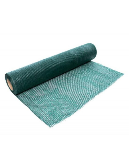 Plasa de umbrire, 80 g/mp, grad de umbrire 85%, verde, 10x2 m