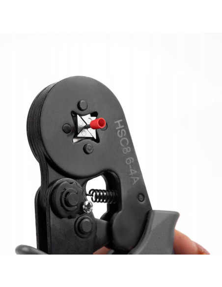 Cleste de sertizare terminale 0.25-10 mm, cu set pini terminali 0.5-2.5x0.8 mm, Bigstren