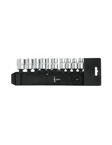 Trusa chei tubulare, 1/2", cu clichet reversibil, extensie, 12 piese, Breckner Germany