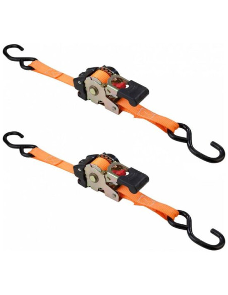 Chinga ancorare cu clichet, 25 mm x 1.8 m, set 2 buc, max 300 kg, Strend Pro