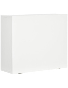 Birou de perete, suspendat, pliabil, MDF, cu raft, alb, max 40 kg, 60x21.5x50 cm 2