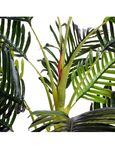 Planta artificiala, palmier cu ghiveci, verde, 150 cm