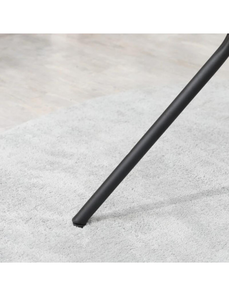 Masa gradina/terasa/balcon pentru exterior, rotunda, metalica, negru, 91x71.5 cm