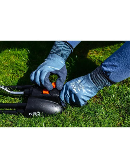 Manusi latex/poliester, 2 straturi, marimea 9, NEO