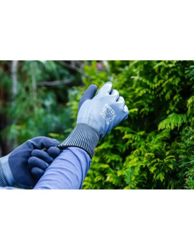 Manusi latex/poliester, 2 straturi, marimea 9, NEO