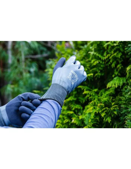 Manusi latex/poliester, 2 straturi, marimea 9, NEO