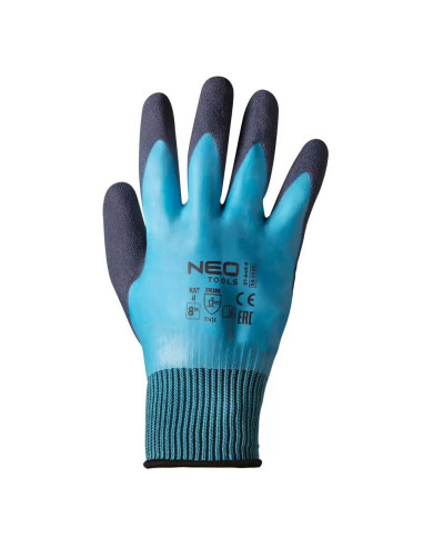 Manusi latex/poliester, 2 straturi, marimea 9, NEO