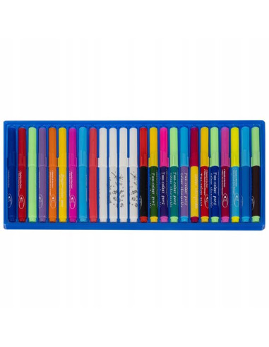 Set markere/carioci, Maaleo, efecte speciale, diverse culori, 25 buc
