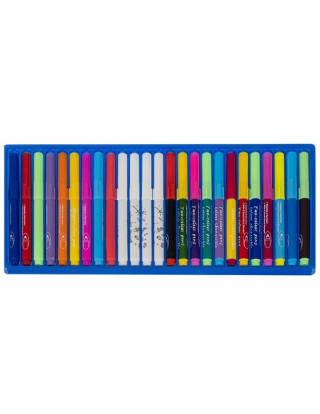 Set markere/carioci, Maaleo, efecte speciale, diverse culori, 25 buc
