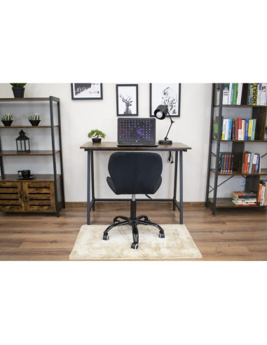 Scaun de birou, Artool, Noto, catifea, negru, 53.5x57.5x74-86 cm