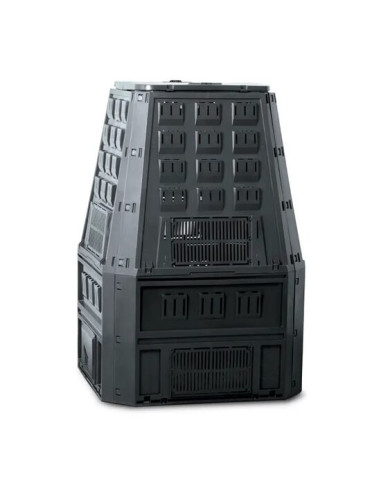 Compostor de gradina, 850 L, negru, Evogreen