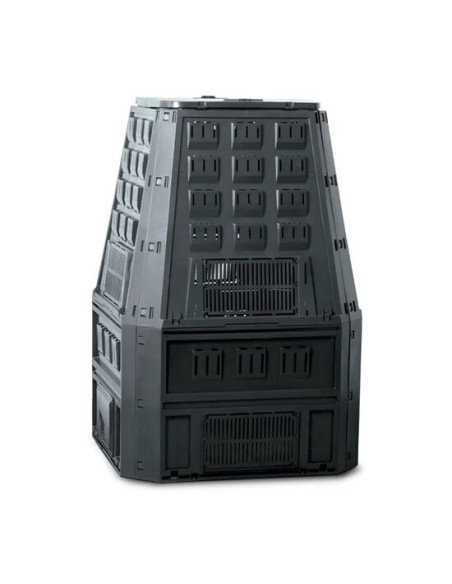 Compostor de gradina, 850 L, negru, Evogreen