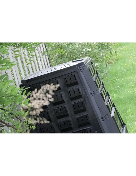 Compostor de gradina, 850 L, negru, Evogreen