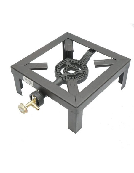 Arzator cu gaz pentru gatit, fonta, 25x25x10 cm