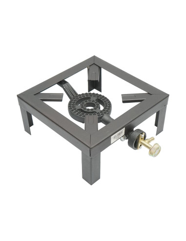 Arzator cu gaz pentru gatit, fonta, 25x25x10 cm